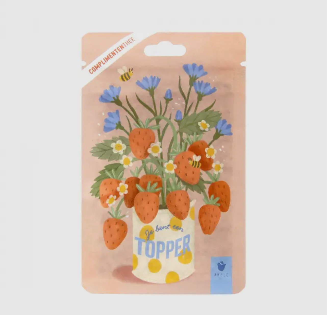 Je Bent Een Topper – Complimenten Thee – motiverend theezakje voor cadeauboxen van The Prezzent