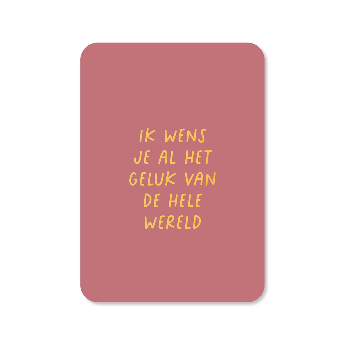 Ich wünsche dir alles Glück
