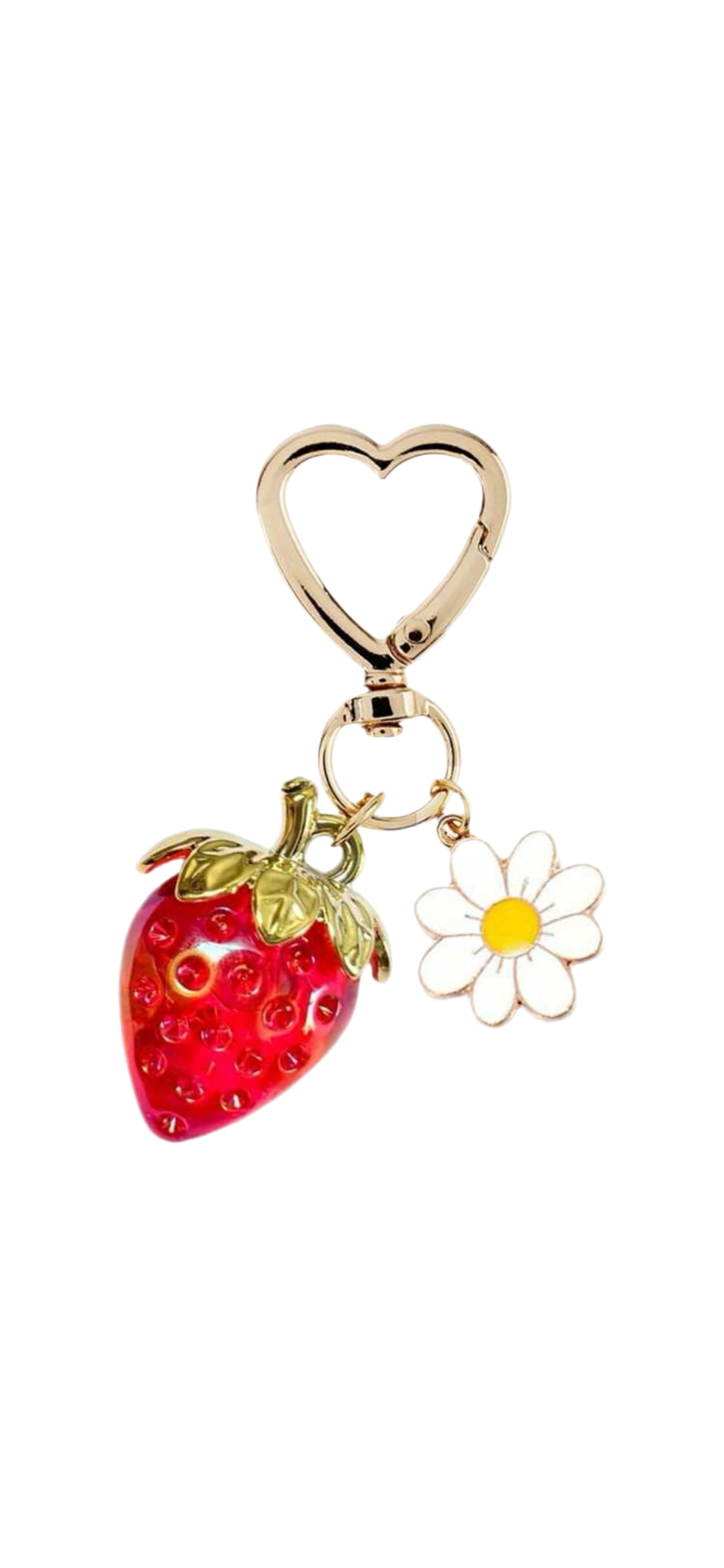 Aardbei sleutelhanger