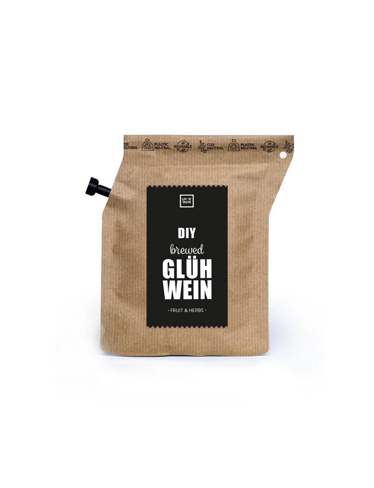 Kerstcadeau DIY Glühwein set met winterse kruiden