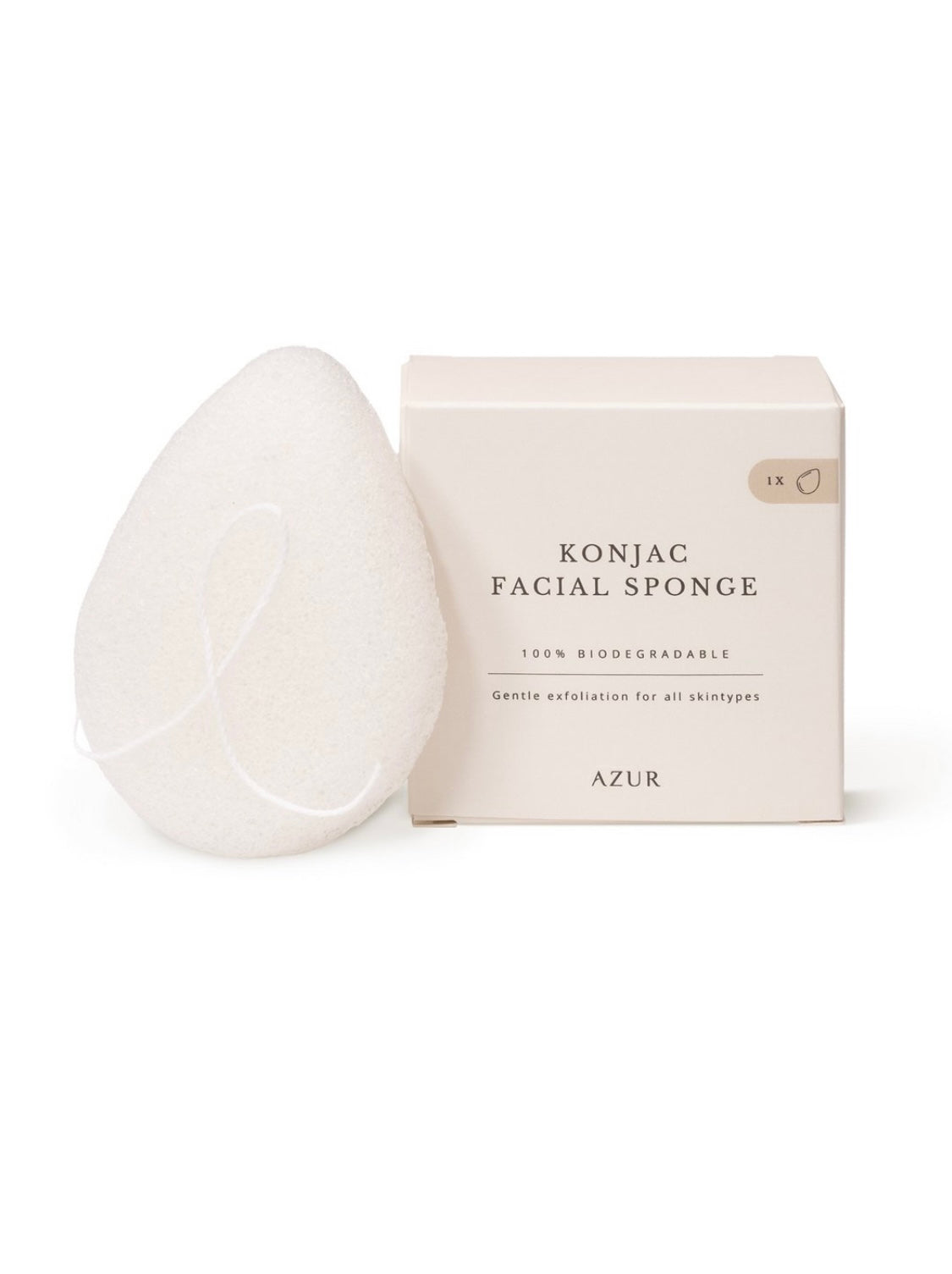 Konjac facial sponge natuurlijke gezichtsspons voor zachte reiniging