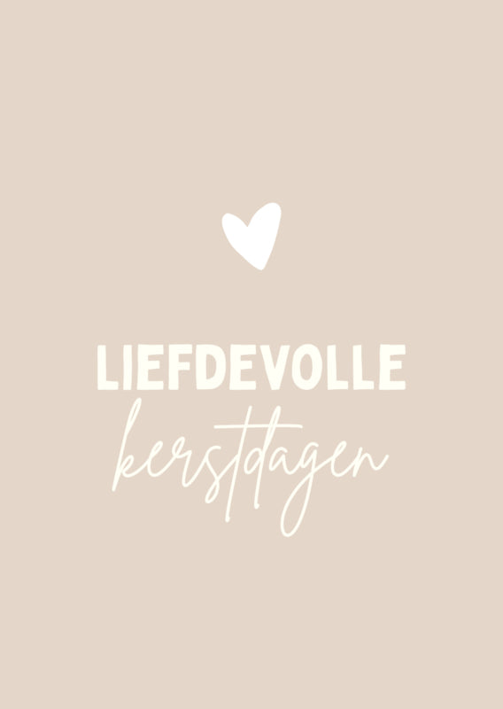 Liefdevolle kerstdagen