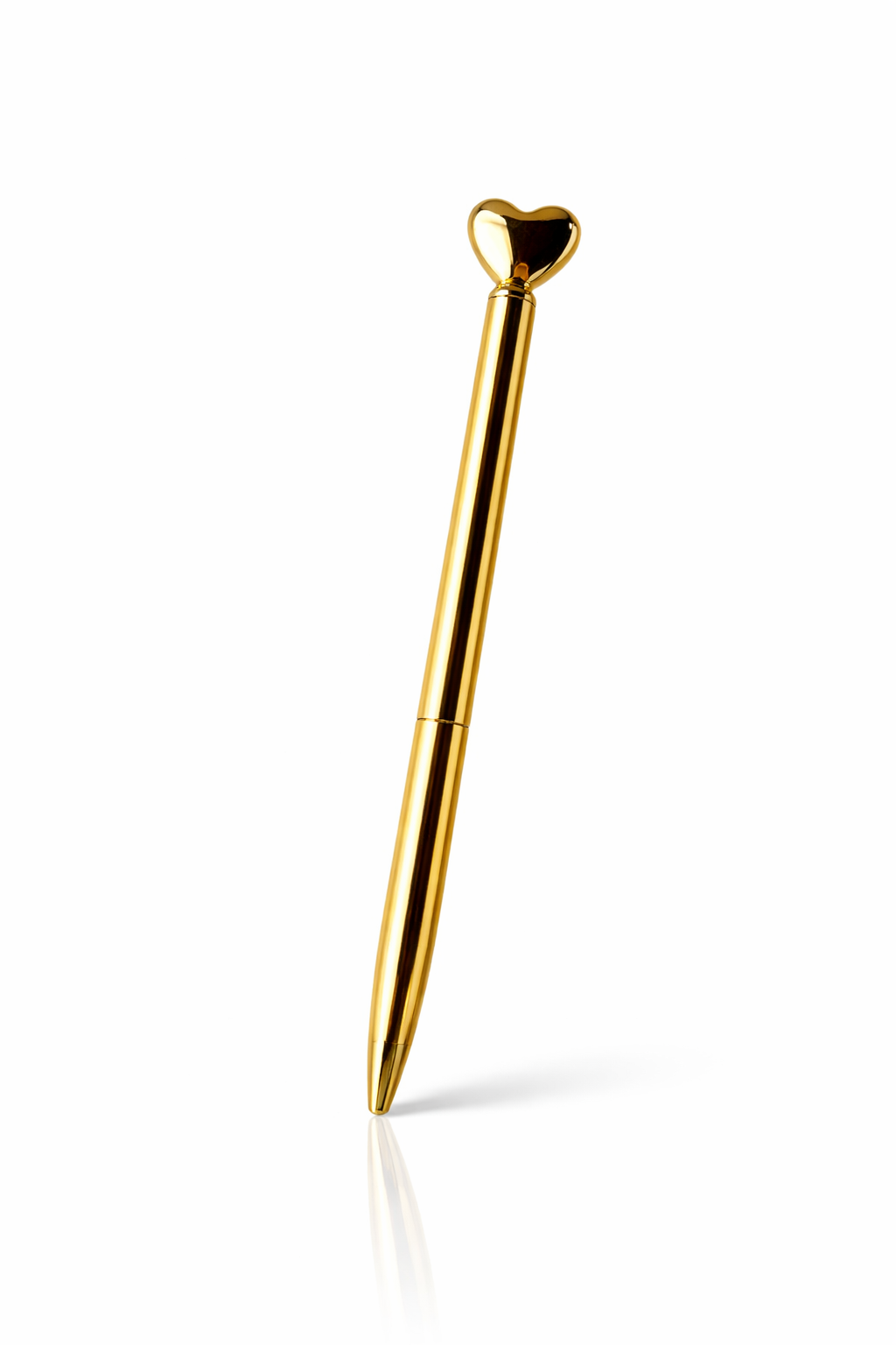 Goldener Stift mit Herzchen – Süßes Geschenk für jeden Anlass