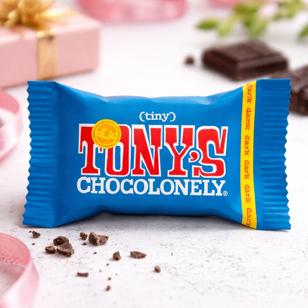 Mini Tony’s Chocolonely chocoladereep – klein cadeautje met grote smaak