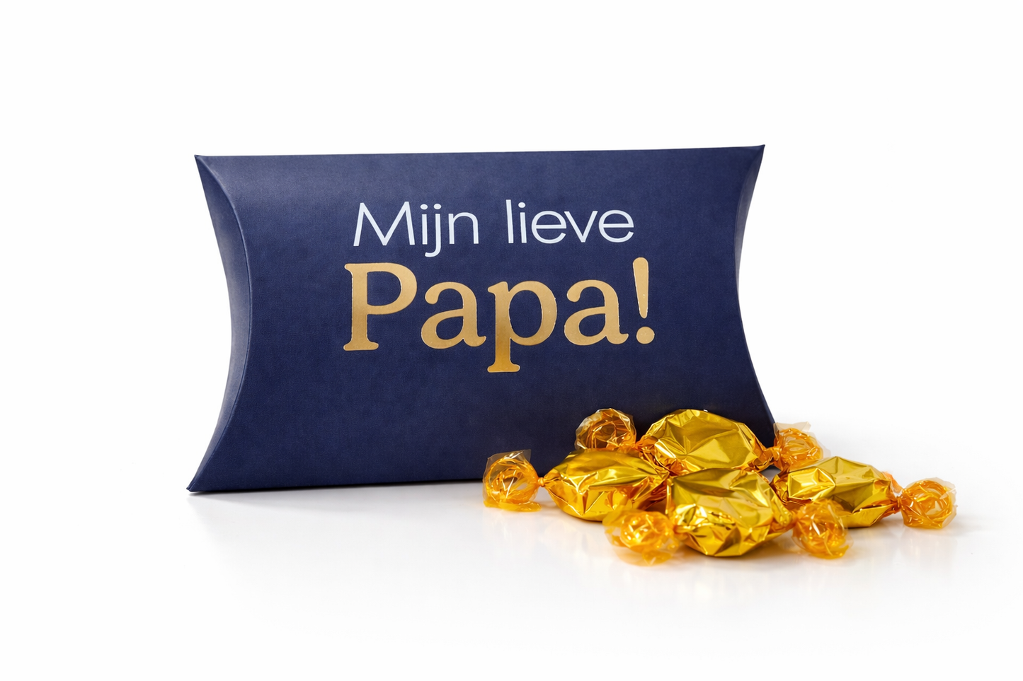cadeau papa mijn lieve papa doosje snoep blauw