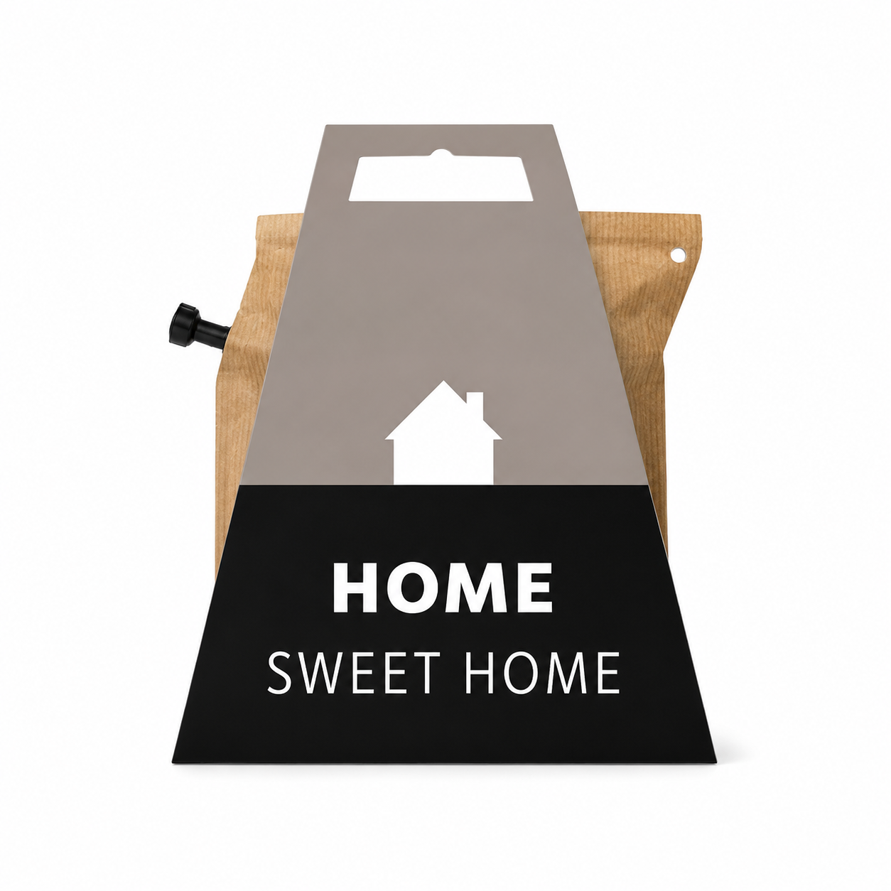 Home Sweet Home Coffee Brewer in stijlvolle cadeauverpakking voor het zetten van verse filterkoffie, ideaal als housewarming cadeau of voor koffieliefhebbers.