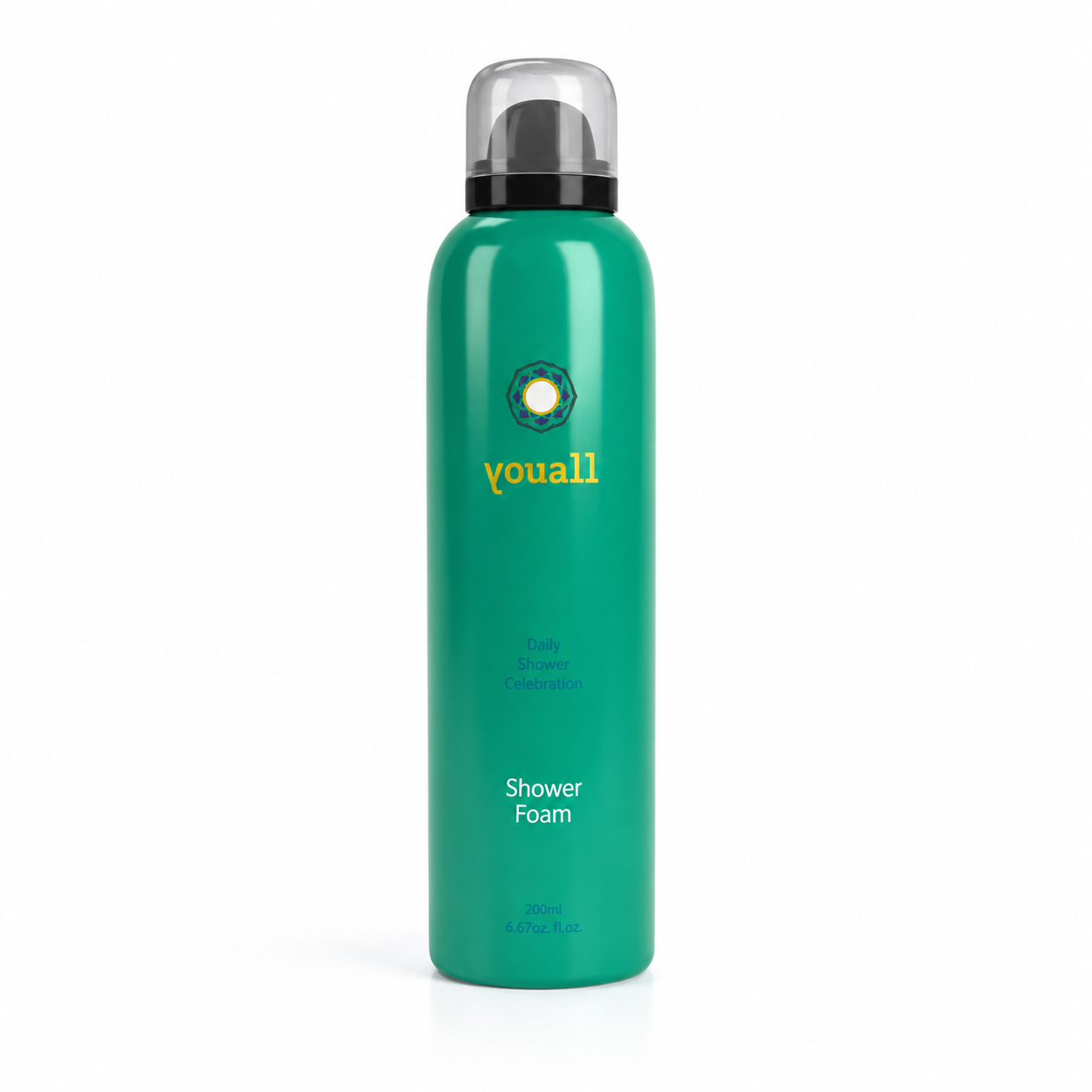 Youall Shower Foam Groen 200 ml luxe douchefoam op witte achtergrond