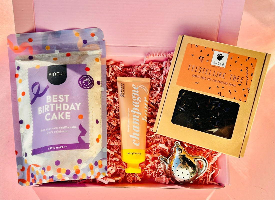 Verschillende the Prezzent cadeauboxen voor verjaardagen – luxe en persoonlijk samengesteld