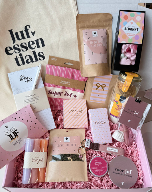 Origineel bedankje voor de juf met luxe cadeaubox van The Prezzent.