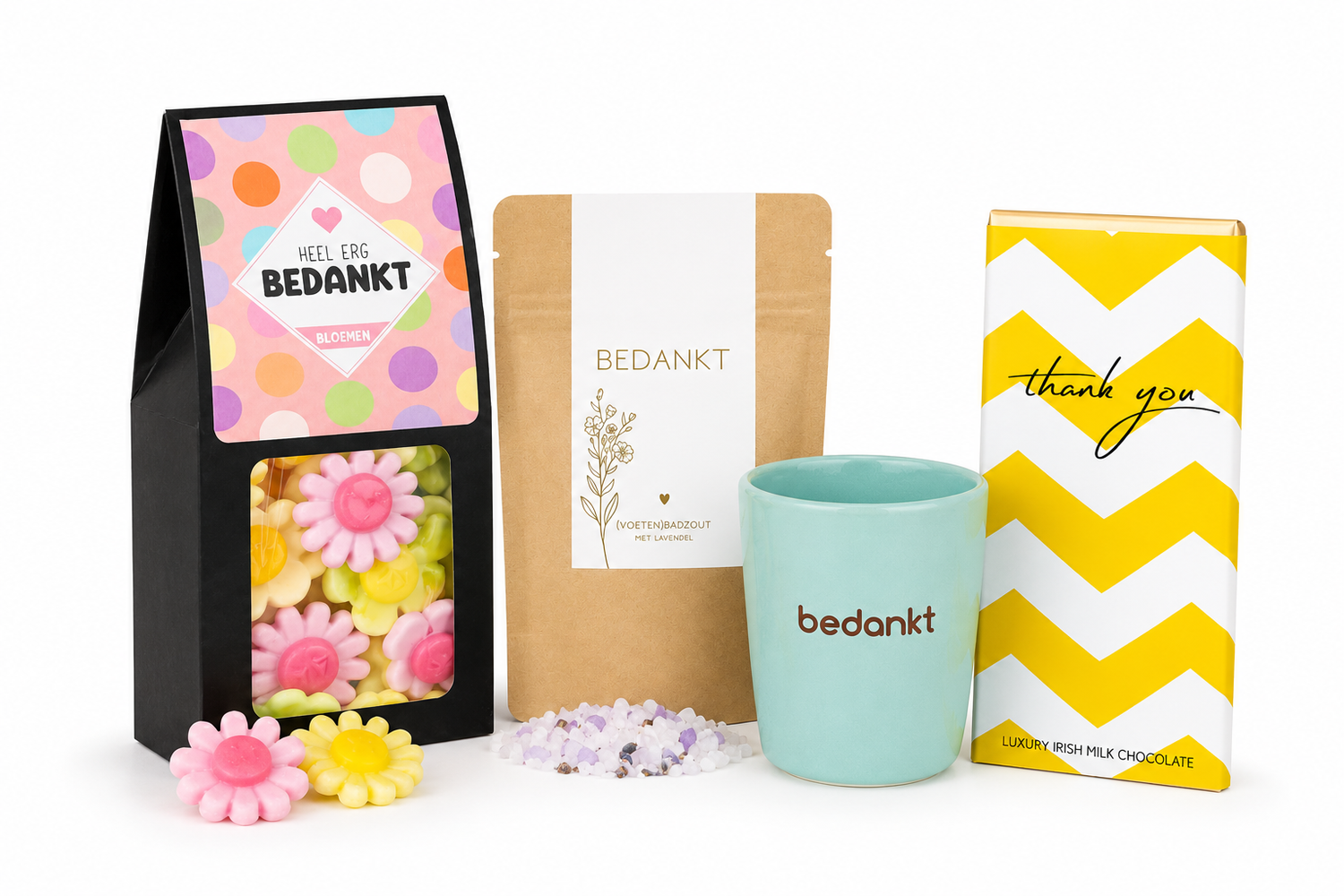 Bedankcadeaus en originele bedankjes voor haar, collega en juf