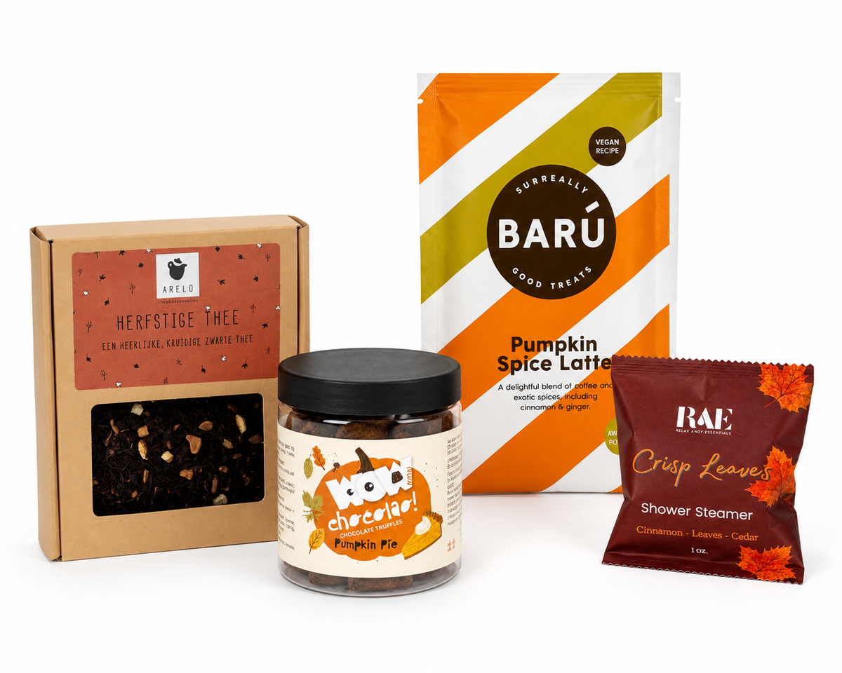 Herfst cadeauboxen en herfst cadeaus in warme herfstkleuren – The Prezzent