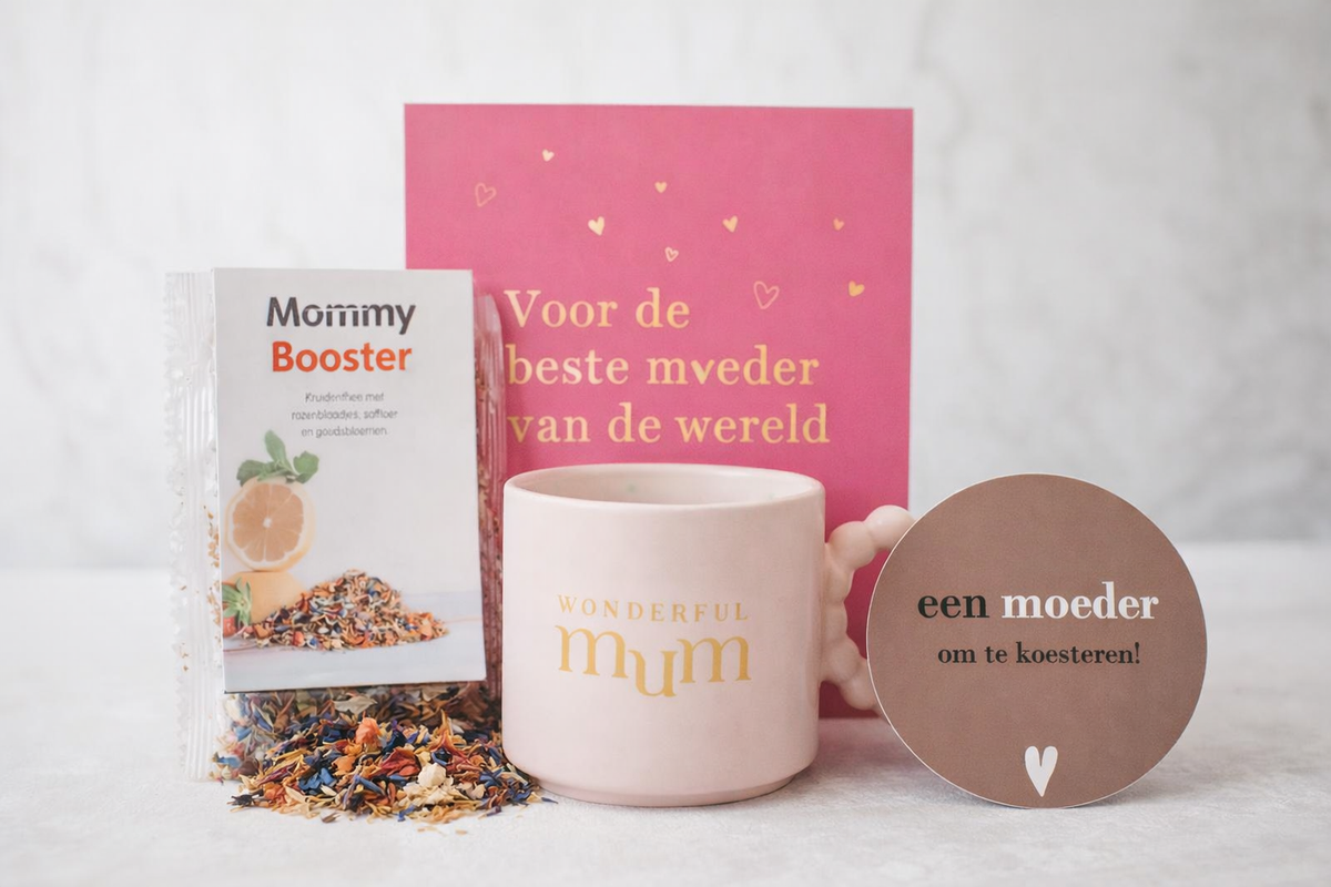 Moederdag cadeaubox met luxe en verzorgingsproducten