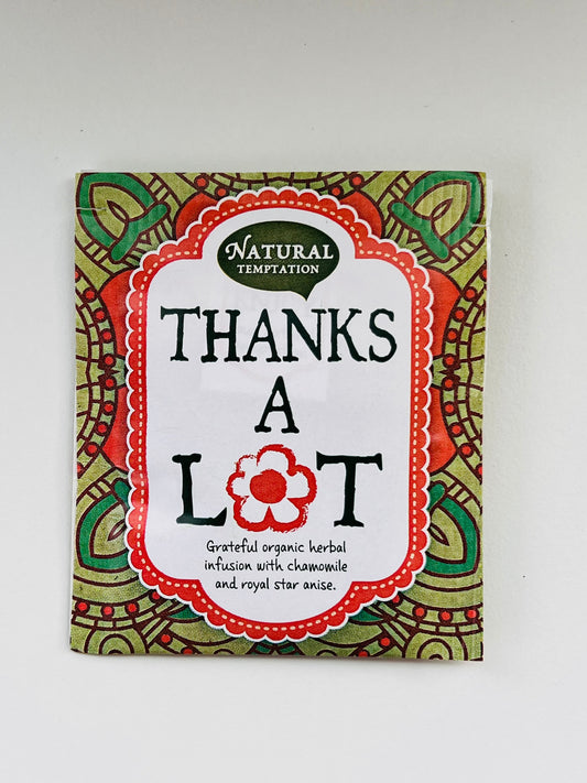 2 zakjes Thanks A lot tea