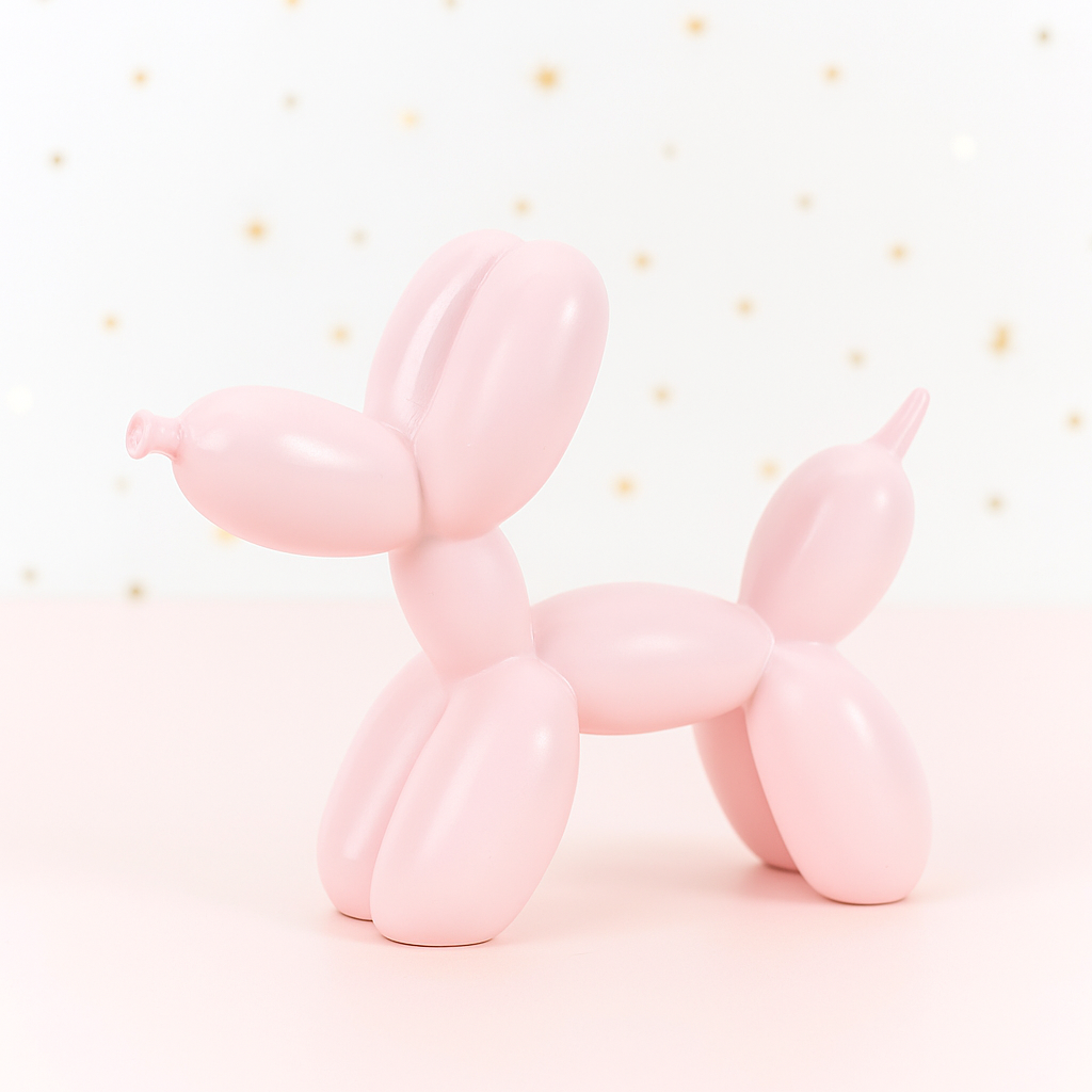 Standbeeld mini ballon hondje
