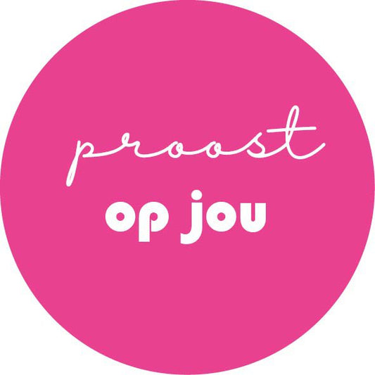 Proost op jou onderzetter