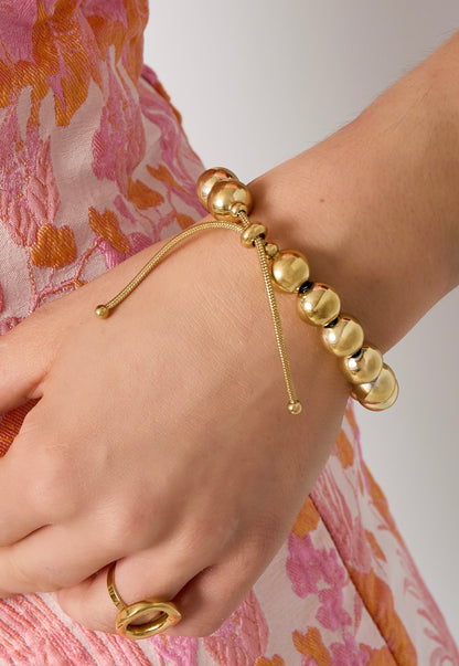 Kralen armband gold