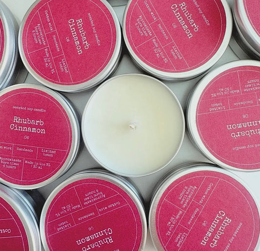 Geurkaars Rabarber & kaneel