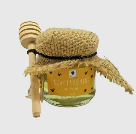 Honing potje met lepeltje