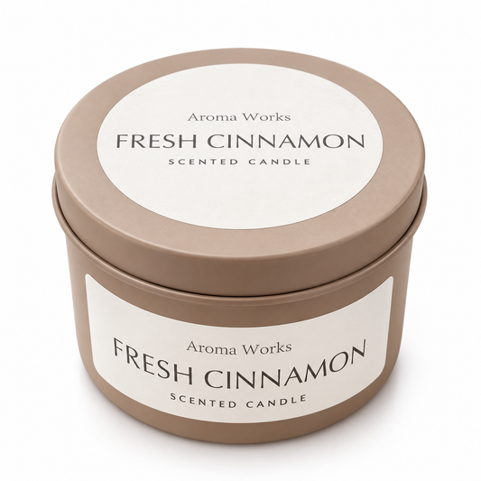 Aroma Works Fresh Cinnamon Geurkaars – Warme Kaneelgeur