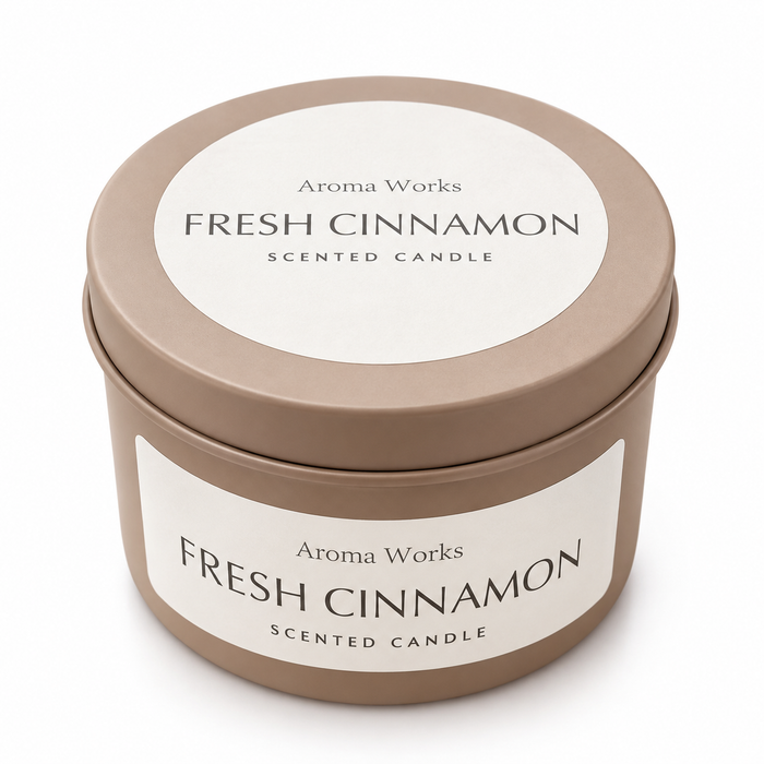 Aroma Works Fresh Cinnamon Geurkaars – Warme Kaneelgeur