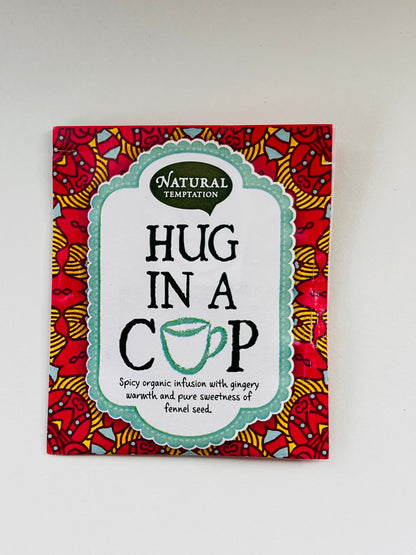 Hug in a Cup Tea – 2 theezakjes als warm gebaar, perfect voor cadeauboxen van The Prezzent
