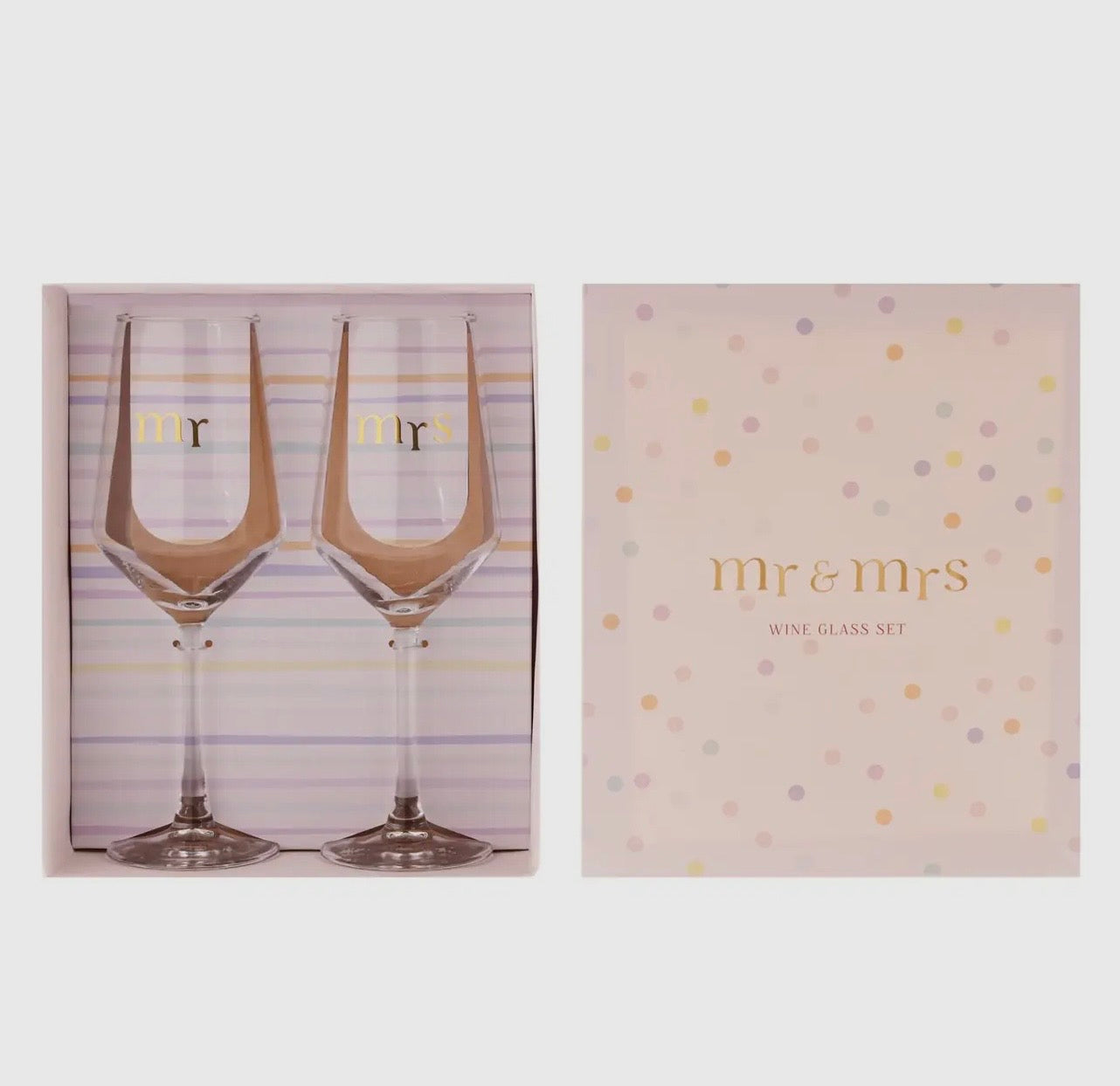 MR & MRS Weingläser Set – Luxus-Set für Hochzeit, Verlobung & Jubiläum
