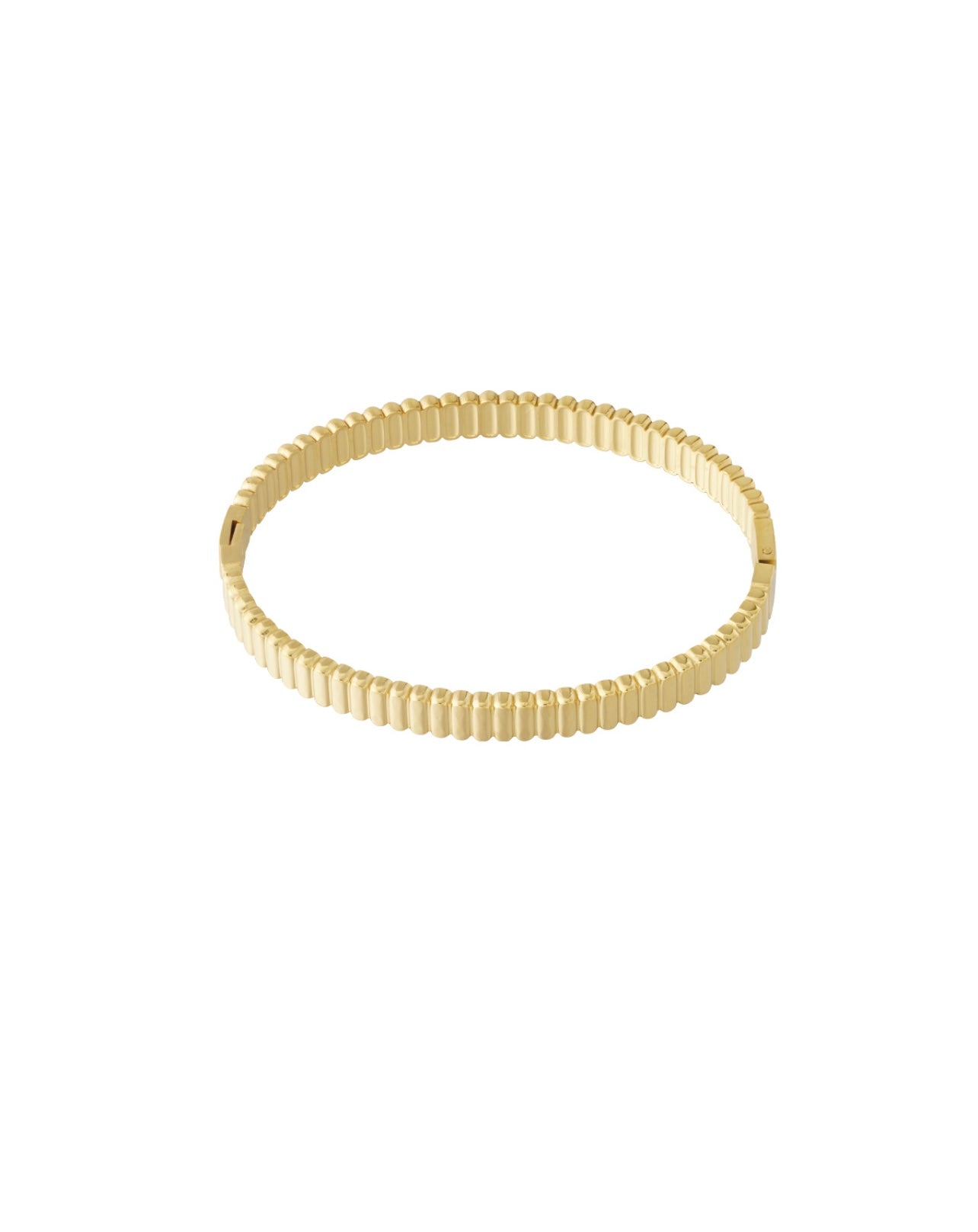 Gestructureerde Armband – Gold Stainless Steel