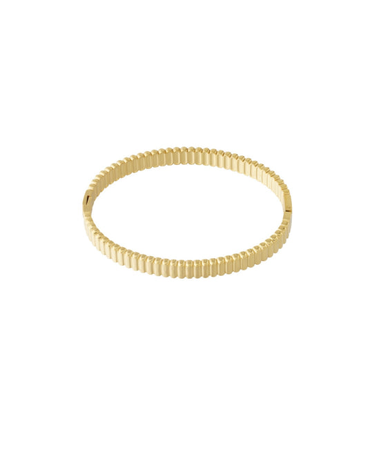 Gestructureerde Armband – Gold Stainless Steel