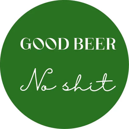 Onderzetter met Good Beer tekst – stoer cadeau voor bierliefhebbers
