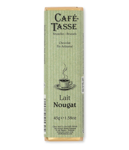 Melkchocolade reep met nougatstukjes – 45 gram