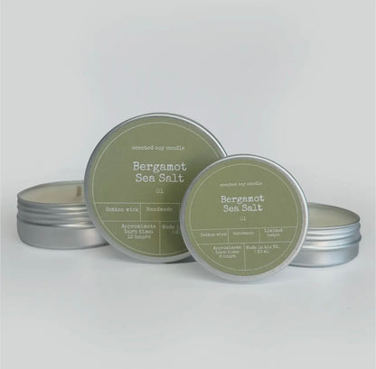 Geurkaars bergamot & zeezout