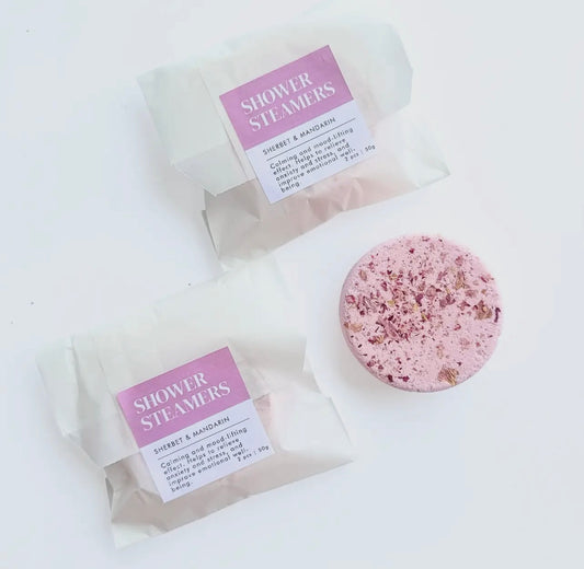 Shower steamer sorbet mandarijn