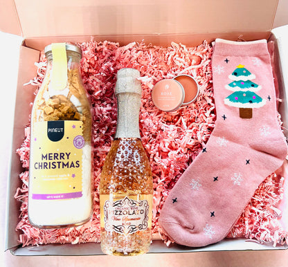 Merrie Christmas pink