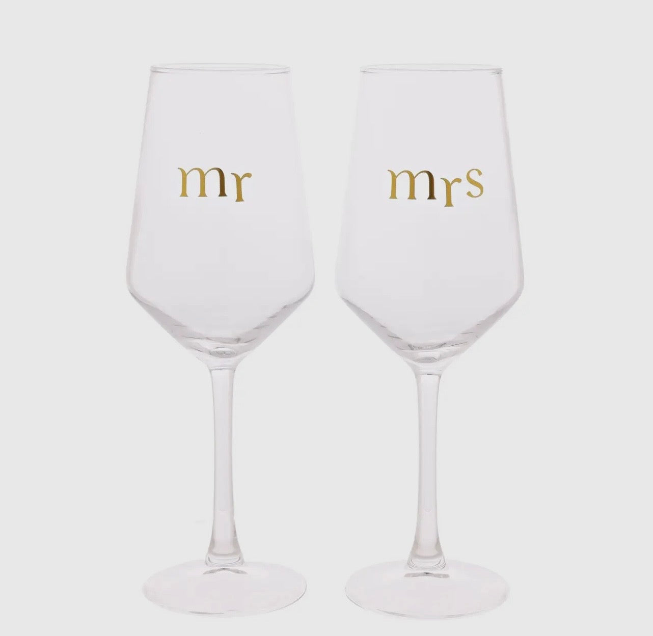 MR & MRS Weingläser Set – Luxus-Set für Hochzeit, Verlobung & Jubiläum
