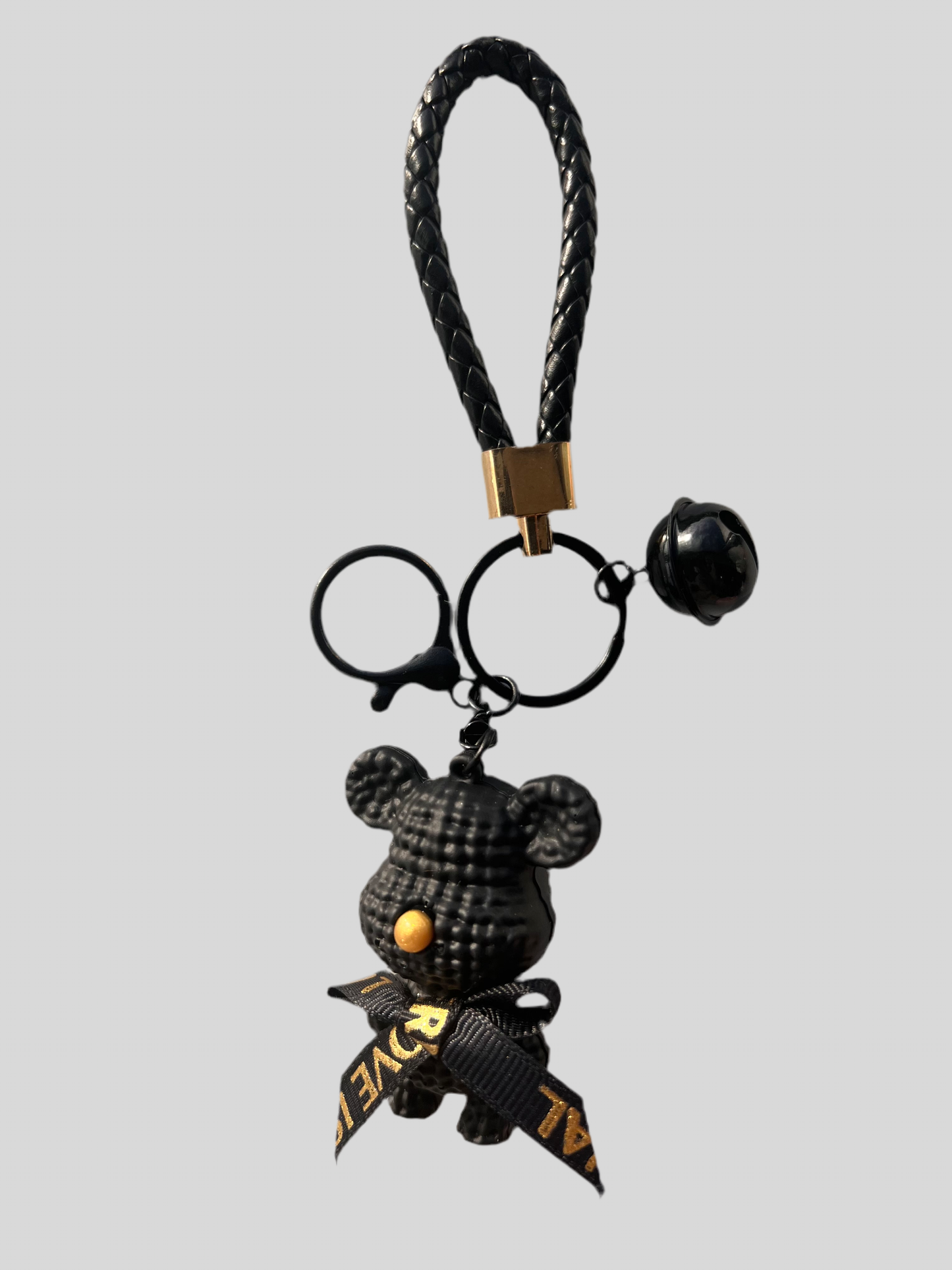 Sleutelhanger Bear zwart