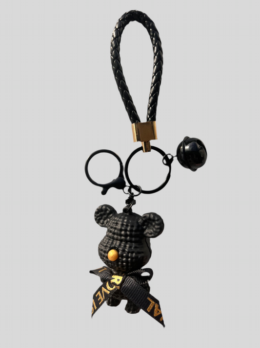 Sleutelhanger Bear zwart