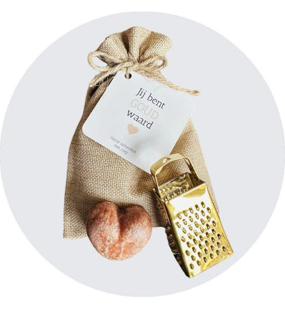 Jij Bent Goud Waard Box met handcrème, forex tegel en amberblokje – The Prezzent