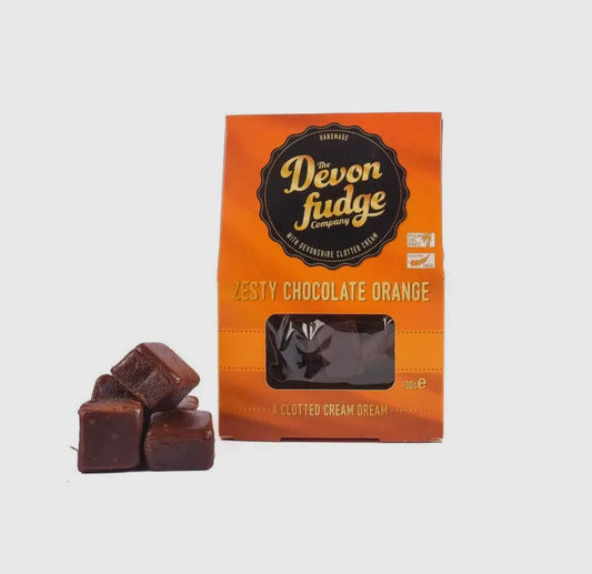 Devon fudge chocolate orange – ambachtelijke Engelse fudge met chocolade en sinaasappel