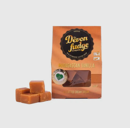 Devon Fudge Madagascan Vanilla Engelse fudge romig luxe traktatie
