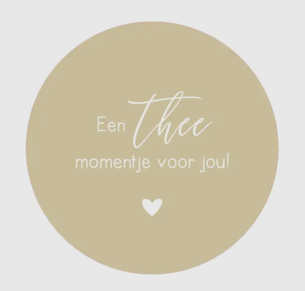 Een thee momentje