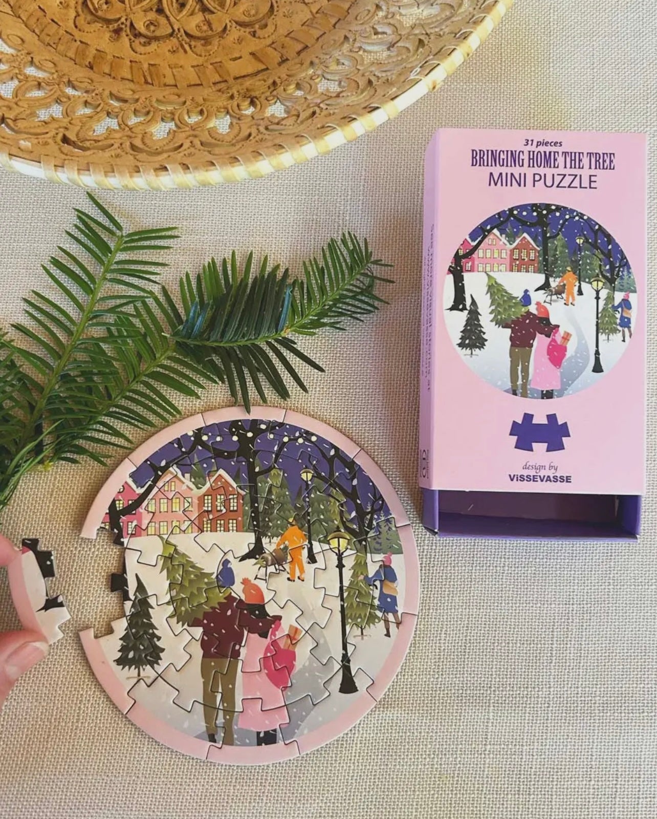 Mini puzzel kerst