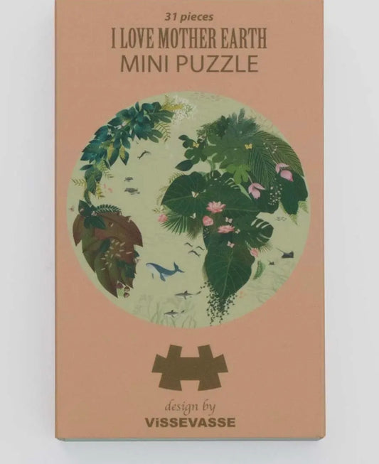 Mini puzzel I love mother Earth