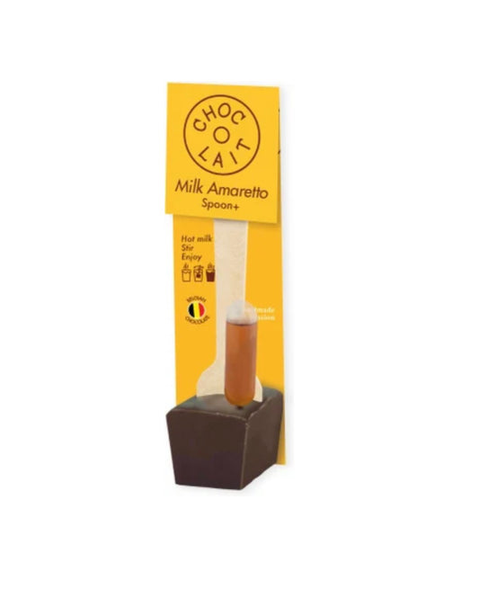 MoMe choco spoon melk met amaretto