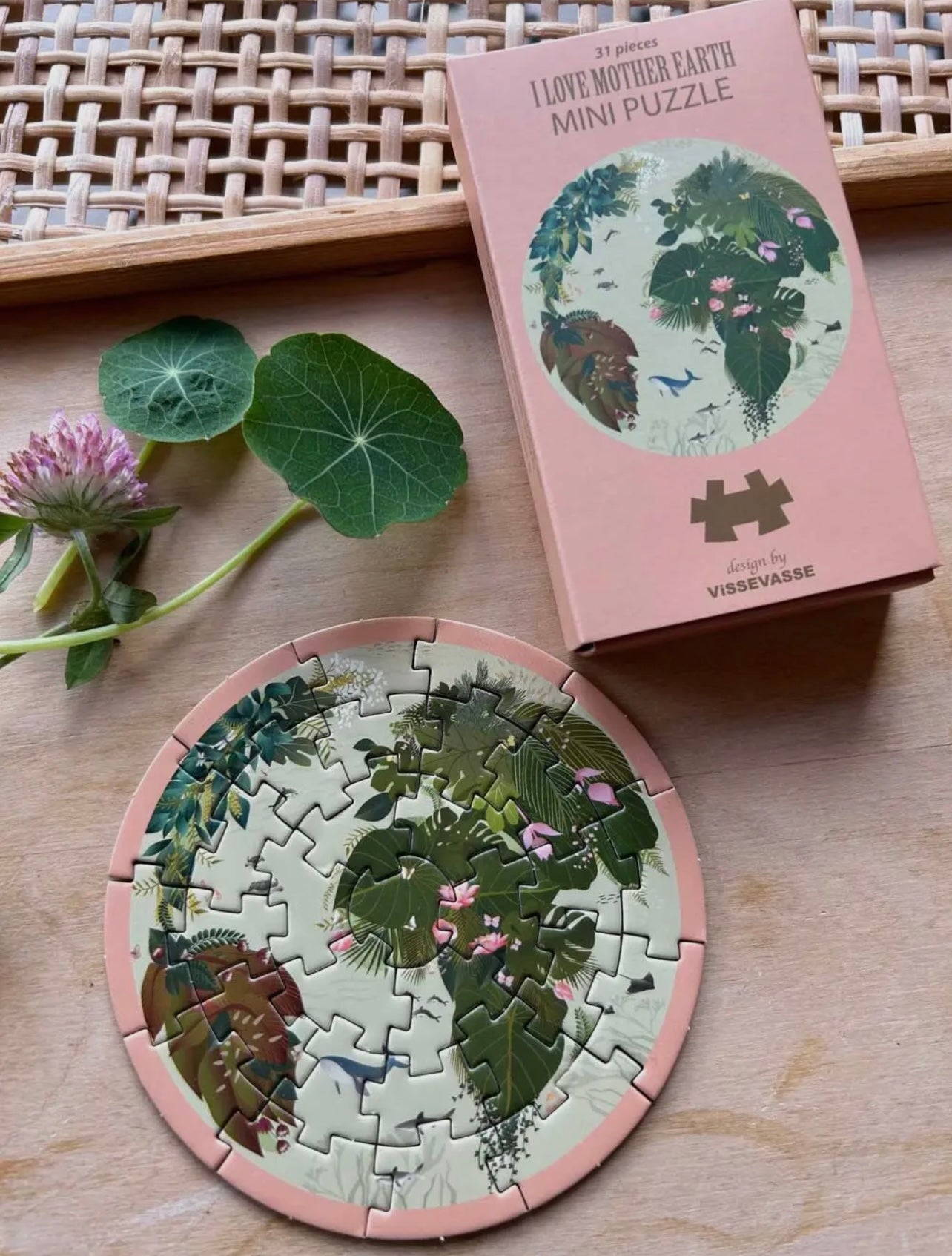 Mini puzzel I love mother Earth
