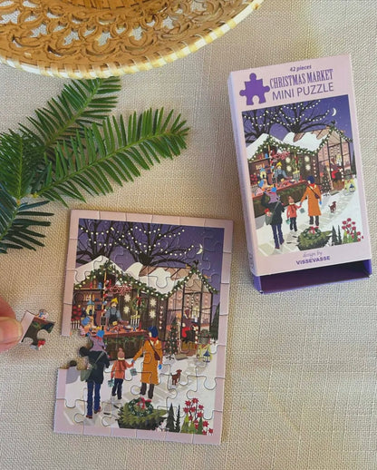 Mini puzzel kerstmarkt