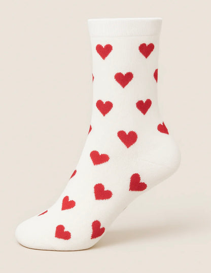 Brievenbus Cadeau Hartjes – Sokken & Chocolade | Lots of Love