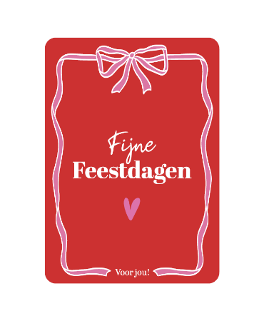 Fijne feestdagen