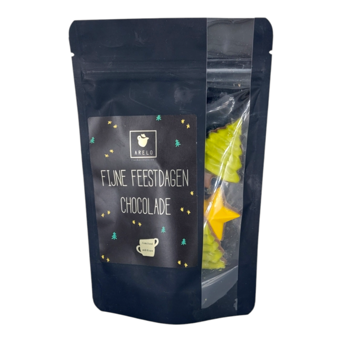 Fijne feestdagen chocolade