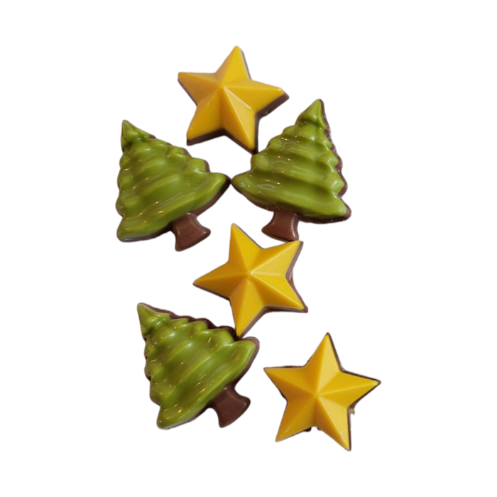 Fijne feestdagen chocolade