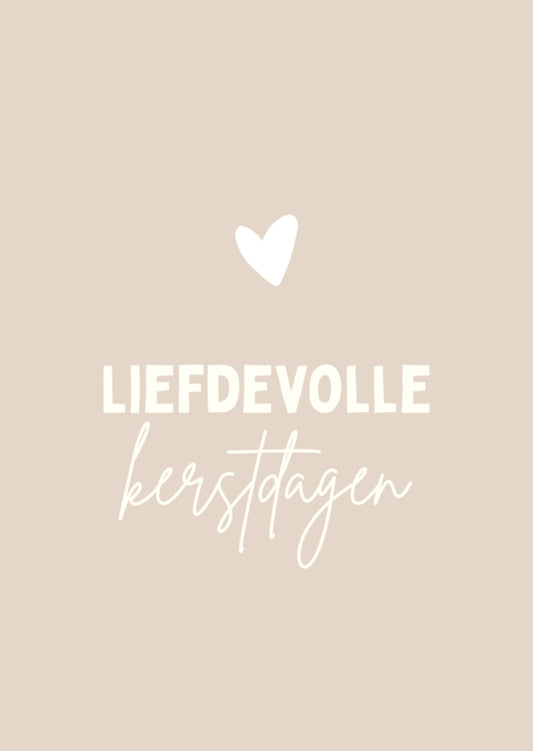 Liefdevolle kerstdagen